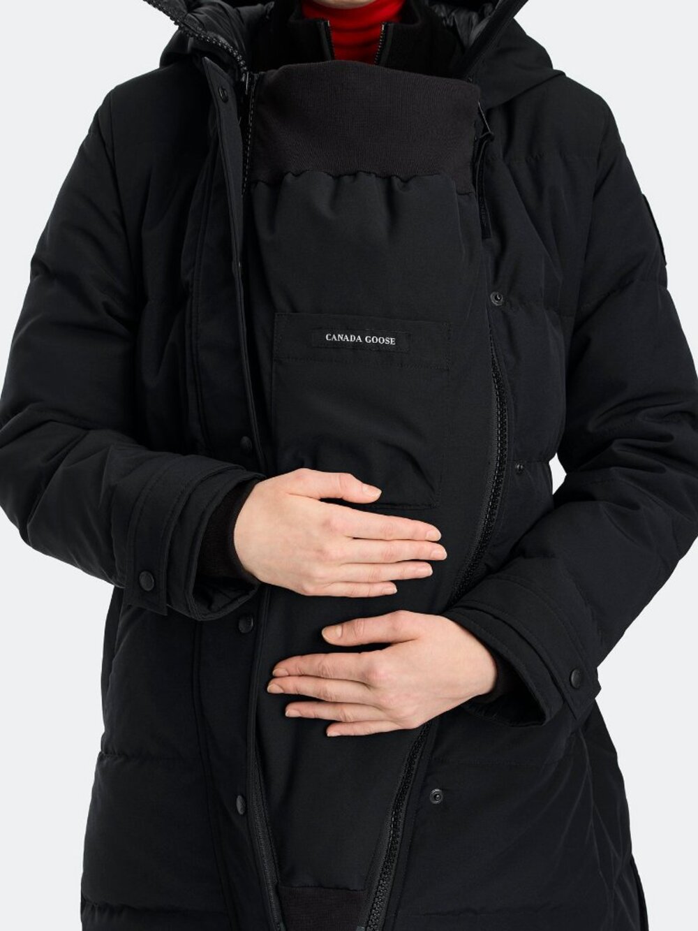 Canada Goose maternity Extension Panel, size F maternity and baby wearing